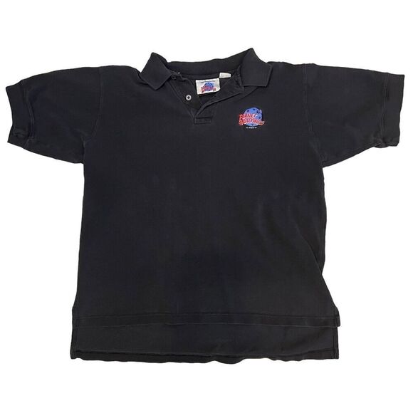 Planet Hollywood Other - Vintage Planet Hollywood Aspen Polo Shirt Size Medium Black Embroidered Logo